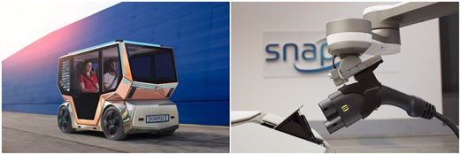 “microSNAP”：浩亭還將與Kuka一起展示快速為電池充電的相應(yīng)機(jī)器人充電站