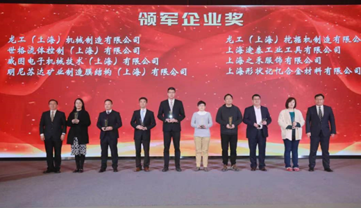 威圖中國財務(wù)總監(jiān)陳揚（左四）出席頒獎儀式